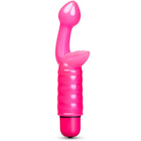 Vibe Fantasy Butterfly G-Spot Kisser Vibrator Pink, featuring a sleek design with a bulbous head and clitoral tickler.