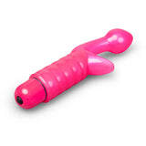Vibe Fantasy Butterfly G-Spot Kisser Vibrator Pink with dual-action design for targeted pleasure.