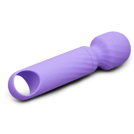 Vibefantasy 5 inch Lolly Wand Rechargeable Mini Wand Purple on a white background showcasing its sleek shape.
