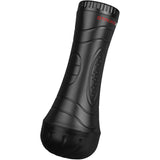 Stroke-x Luvlite Porn Star Pussy Stroker in sleek black design for immersive solo play and lifelike sensations.