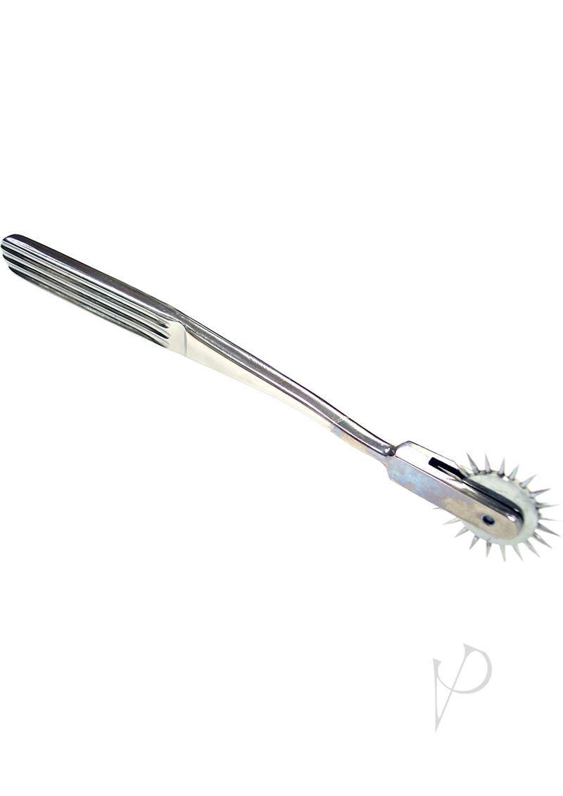 Rouge Single Stainless Steel Pinwheel Silver for teasing, temperature play and sensory exploration.
