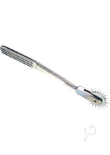 Rouge Single Stainless Steel Pinwheel Silver for teasing, temperature play and sensory exploration.