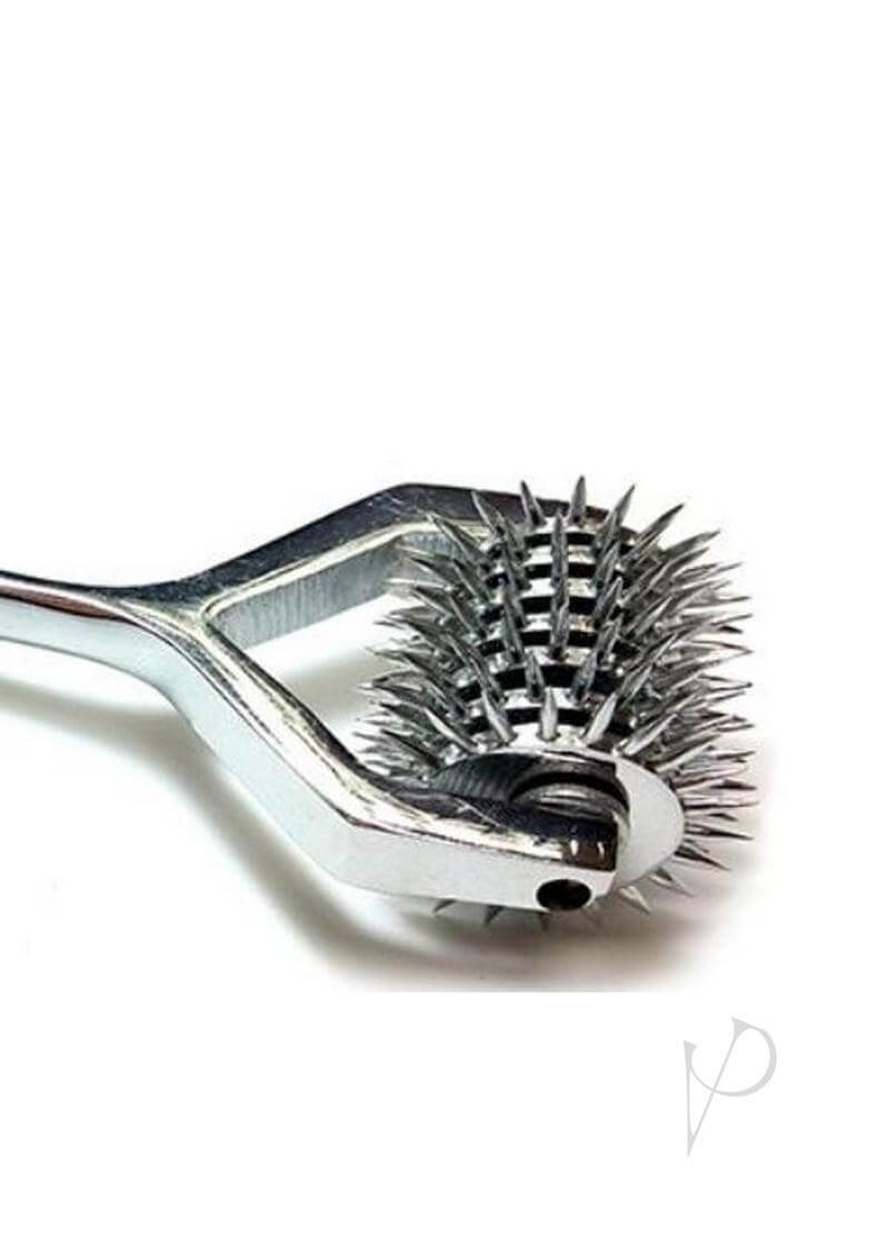 Rouge Seven Stainless Steel Pinwheel Silver, a precision sensation tool with seven spinning heads for stimulation play.