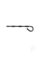 Rouge Stainless Steel Waved Urethral Probe Silver, designed for urethral stimulation with a smoothly waved shaft.