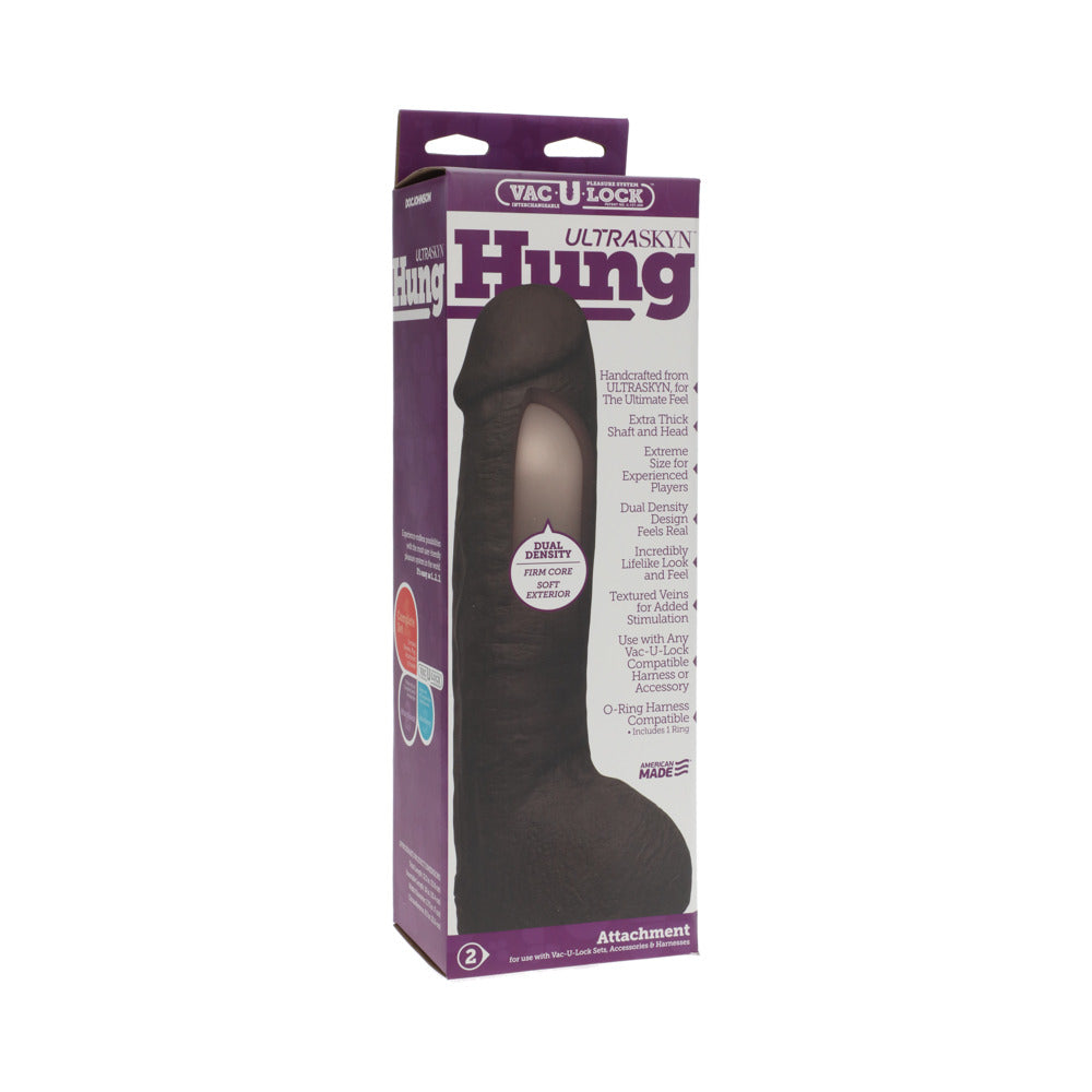 Vac-U-Lock – UR3 Hung Black Dildo