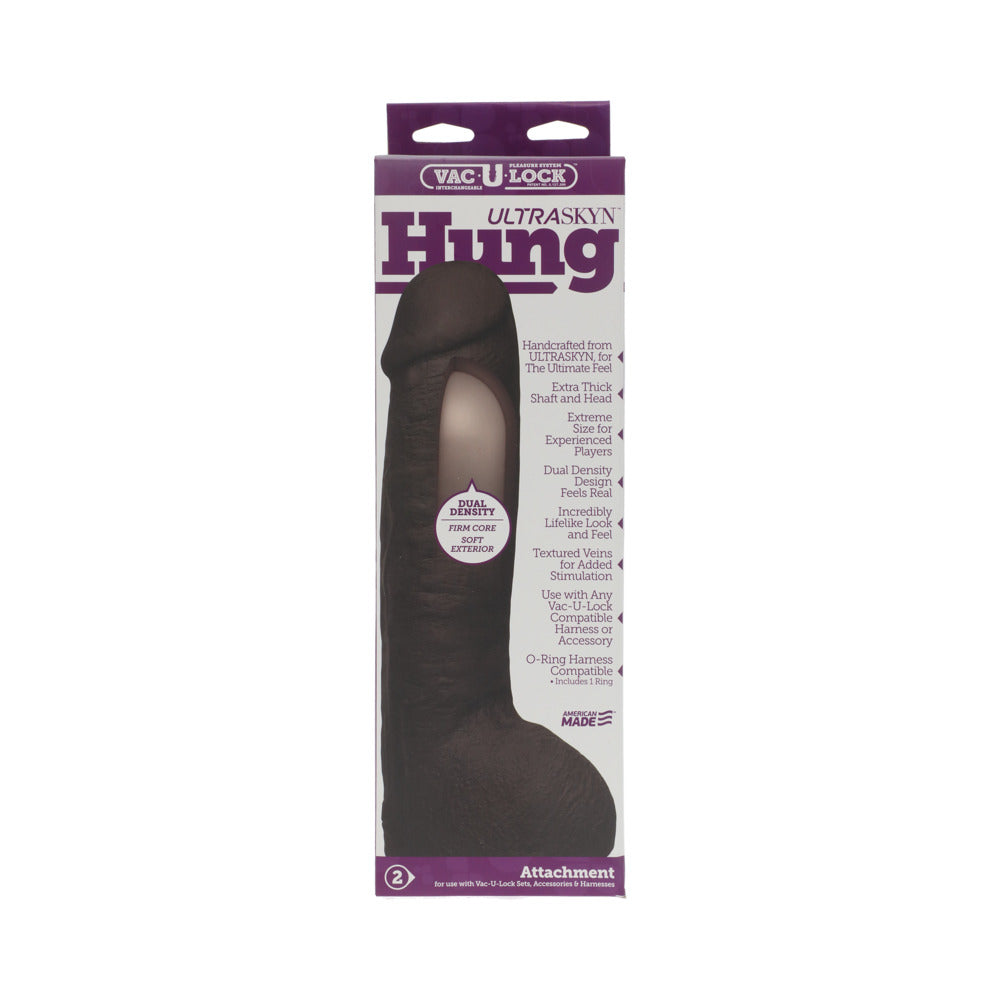 Vac-U-Lock – UR3 Hung Black Dildo