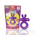 Screaming O 4B Ohare Vibrating Cock Ring Grape in colorful packaging with rabbit ears for enhanced pleasure.