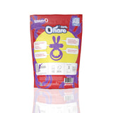 Screaming O 4B Ohare Vibrating Cock Ring Grape packaging featuring rabbit ears and vibration details.