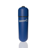 Screaming O 4T Bullet Vibrator Blueberry Treble shown in a sleek blue design, ideal for clitoral stimulation and versatile use.