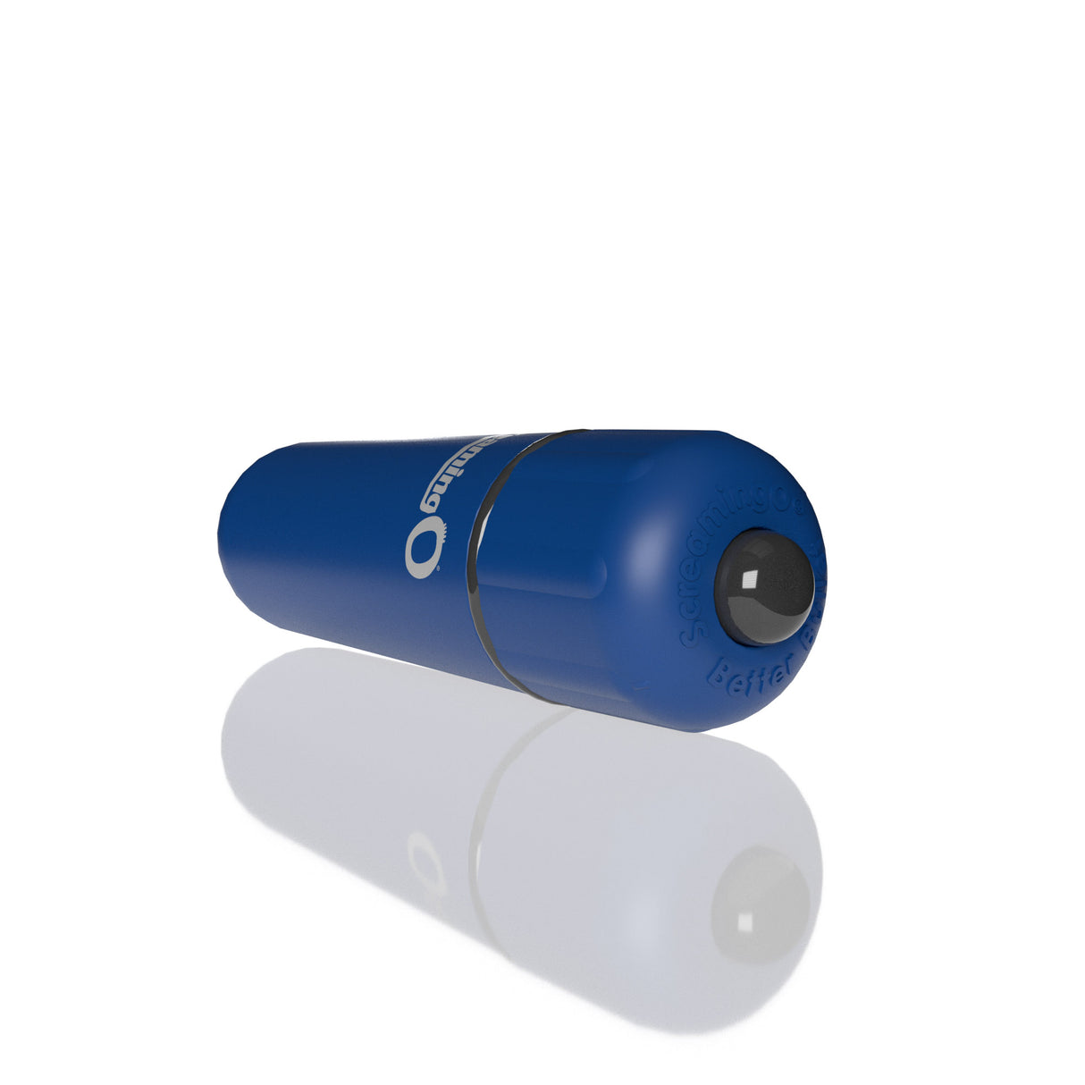 Screaming O 4T Bullet Vibrator Blueberry Treble in blue, compact design for precise stimulation and enjoyment.