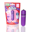 Screaming O 4T Bullet Vibrator Grape Purple packaging and vibrator on display with colorful design