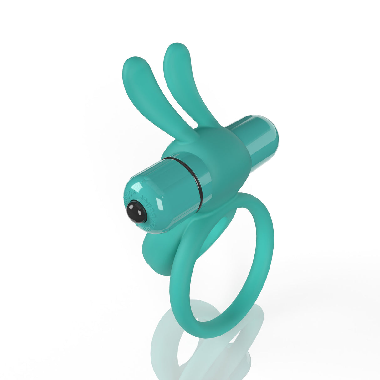 Screaming O 4T Ohare Kiwi Vibrating Cock Ring with playful rabbit ears and snug True Silicone fit.