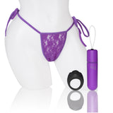 Screaming O My Secret 4T Panty Vibe Grape Purple with lace panty and bullet vibe.