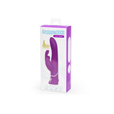 Happy Rabbit Curve Purple Rabbit Vibrator in elegant packaging, designed for dual pleasure and external stimulation.