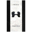 Rouge Vampire Leather Gloves Black Large displayed on a stylish background for sensory play and bold fashion.