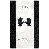Rouge Vampire Leather Gloves Black Large displayed on a stylish background for sensory play and bold fashion.