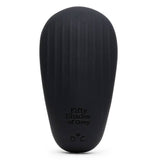 Fifty Shades Of Grey Sensation Clitoral Vibrator in sleek black design, perfect for intimate pleasure.