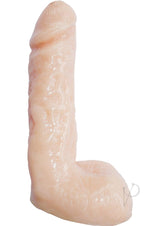 Natural Realskin Squirting Penis No 2 Dildo Vanilla showcasing lifelike details and realistic texture.