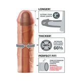 Fantasy X-tensions Mega 2 inches Extension Beige