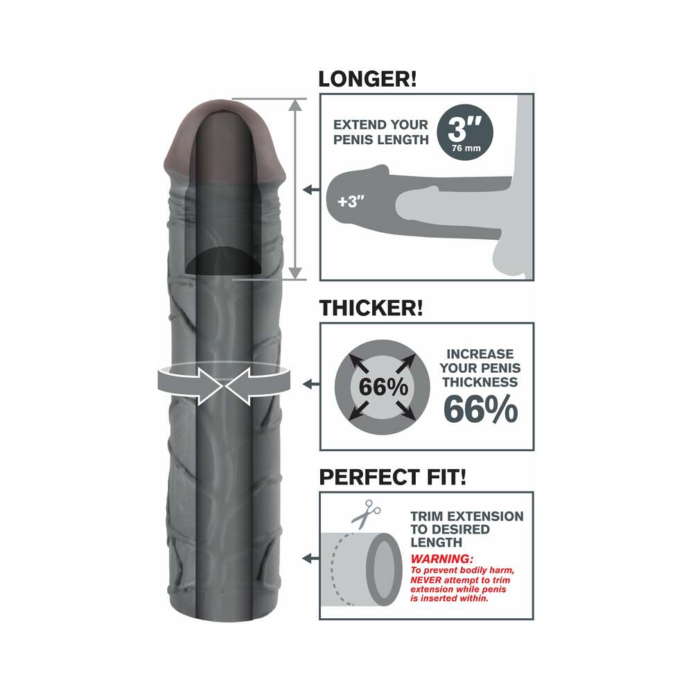 Fantasy X-tensions Mega 3 inches Extension Black