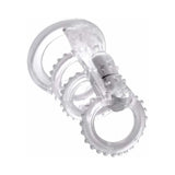 Fantasy X-tensions Vibrating Cock Cage Clear