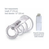 Fantasy X-tensions Vibrating Cock Cage Clear