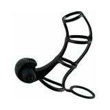 Fantasy X-tensions Vibrating Deluxe Silicone Power Cage Black