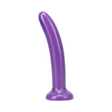 Tantus Leisure Vibrating Dildo Amethyst Bulk, a smooth, velvety purple dildo designed for pleasure and comfort.