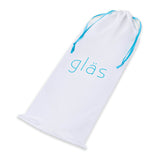 Glas 7.5 inches Quintessence Beaded Anal Slider Glass Dildo with Ring Handle