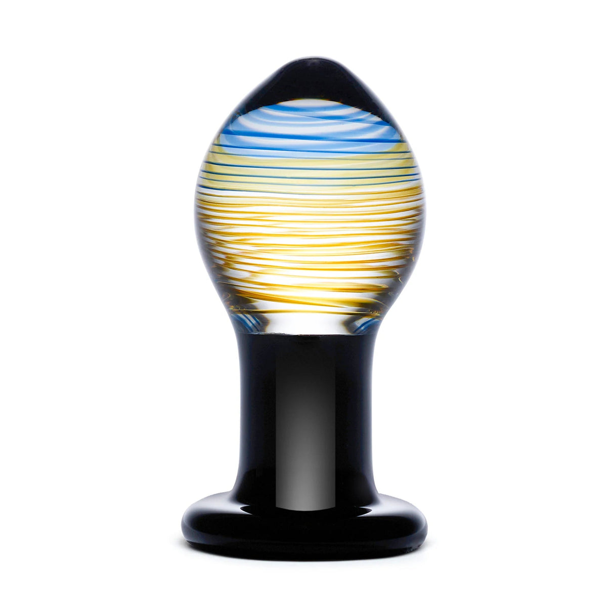 Glas 3.5 inches Galileo Glass Butt Plug