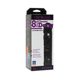 Vac-U-Lock - 8 inches Classic Dong CODEBLACK