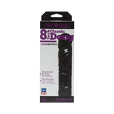 Vac-U-Lock - 8 inches Classic Dong CODEBLACK