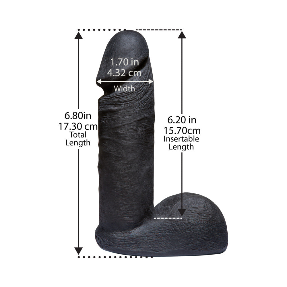 Vac-U-Lock - ULTRASKYN 6 inches Realistic Cock CODEBLACK