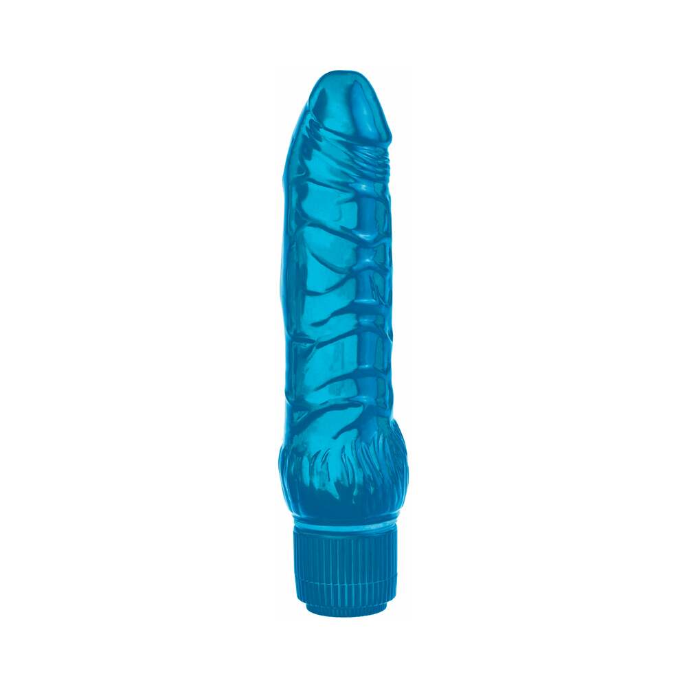 Juicy Jewels Cobalt Breeze Flexible Realistic Vibrator Blue