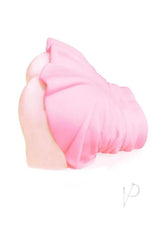 Hey 19 Co-Eds In Disgrace Ass and Pussy Masturbator displaying a pink lower-body mold with curved shape.