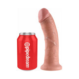 King Cock 8 inches Cock Realistic Dildo With Suction Cup Beige