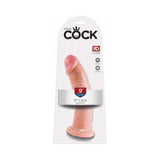 King Cock 9 inches Cock Realistic Dildo With Suction Cup Beige