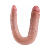 King Cock Double Trouble Large 7 inches Realistic Dual-Ended Dildo Beige