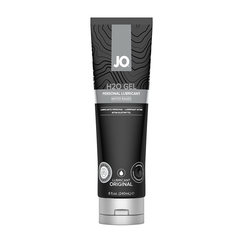 JO H2O Gel Water-Based Personal Lubricant 8 Oz tube for enhanced intimate pleasure