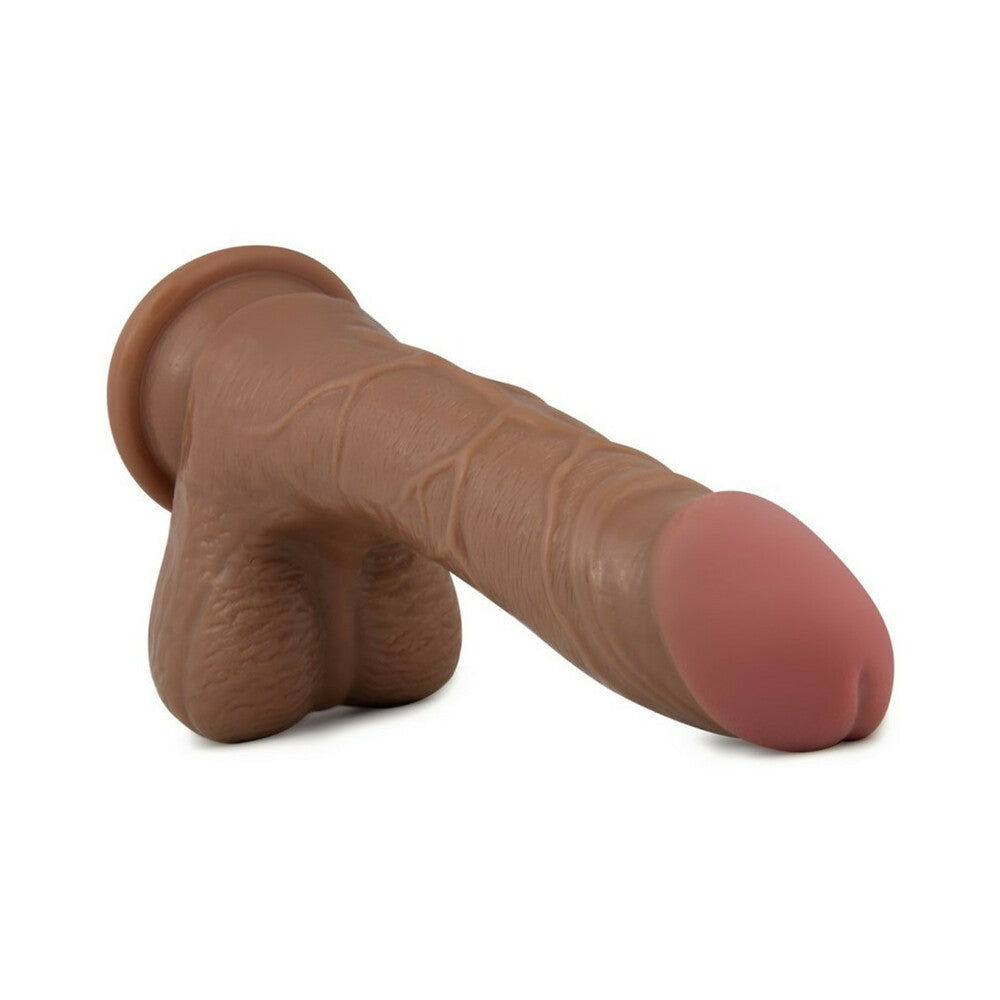 X5 Grinder Realistic 8.5 inches Dildo with Balls Tan