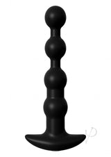 Anal Fantasy Elite Silicone Rechargeable Anal Beads Black for enhanced anal pleasure and comfort during use.