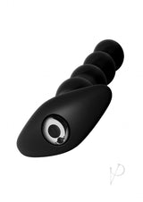 Anal Fantasy Elite Silicone Rechargeable Anal Beads Black - premium silicone anal beads for enhanced stimulation.