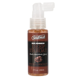 Goodhead Deep Throat Spray Double Chocolate 2 Oz bottle with pump spray for enhanced pleasure.
