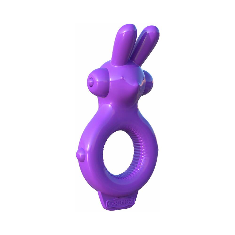 Fantasy C-Ringz Vibrating Ultimate Rabbit Ring With Ears Purple