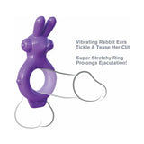 Fantasy C-Ringz Vibrating Ultimate Rabbit Ring With Ears Purple