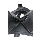 King Cock Strap-On Harness With 8 inches Cock Brown