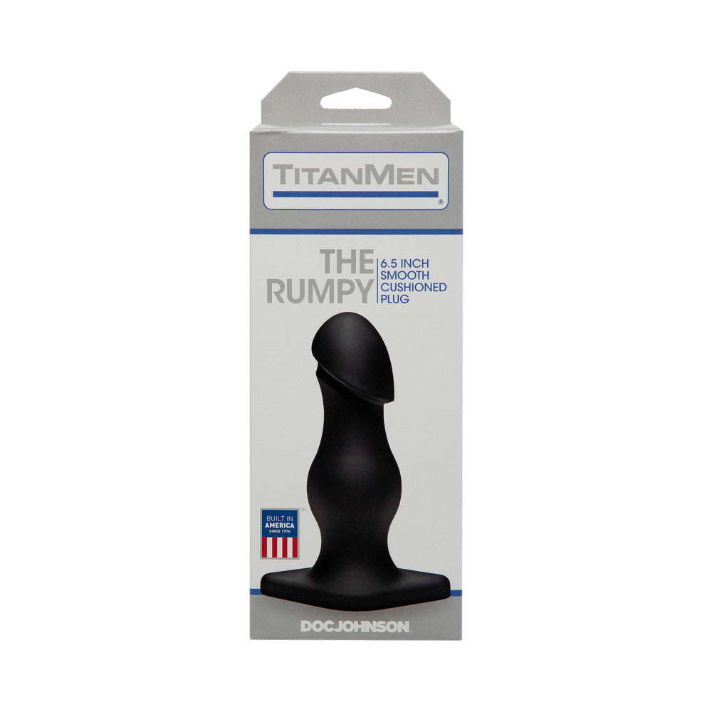 Titanmen- The Rumpy Black Butt Plug