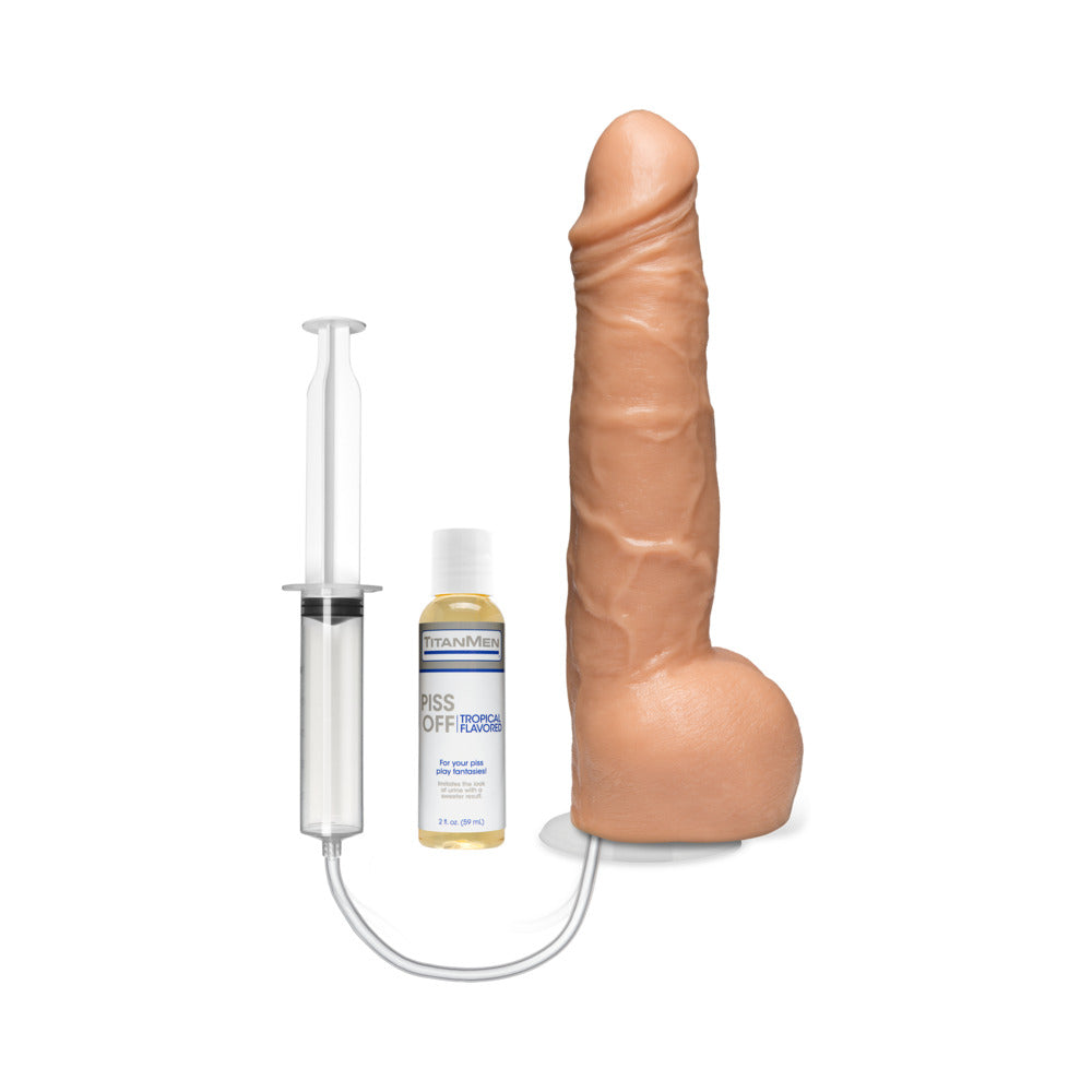 TitanMen Pissoff Squirting Dildo - Vanilla