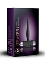 Petite Sensations Teazer Silicone Anal Stimulator Black packaging with T-shaped design for anal play.