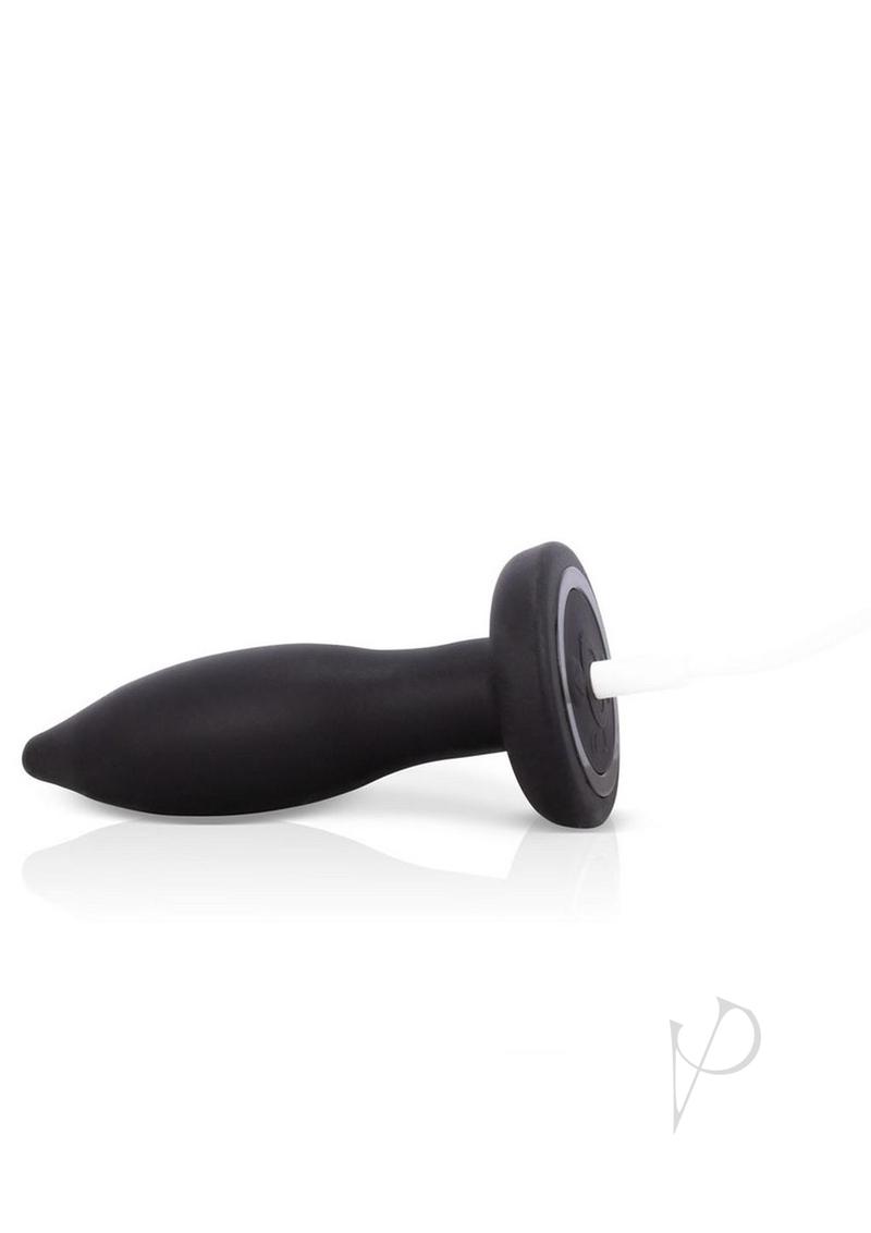 My Secret Vibrating Plug with Remote Control Black, a sleek and discreet vibrating plug for pleasure seekers.